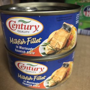 Century Milkfish Fillet in Marinade Spanish style 184g