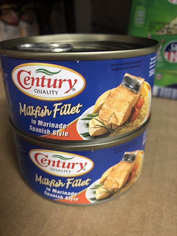 Century Milkfish Fillet in Marinade Spanish style 184g