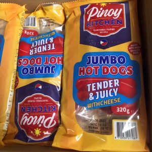 Pinoy Choice Tender Juicy Jumbo Hotdog Cheese 320g