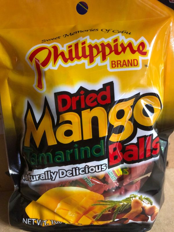Philippine Brand Dried Mango & Tamarind Balls 100h