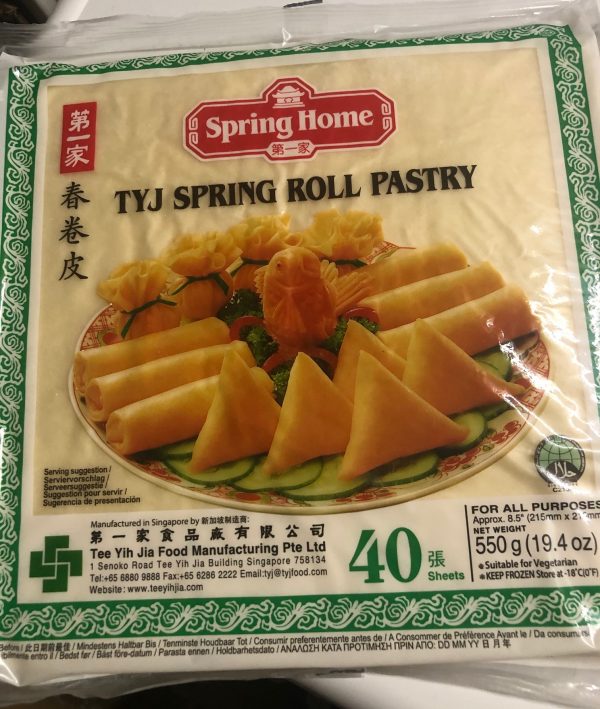 Spring Home TTJ Spring Roll Pastry (40pcs) 550grms