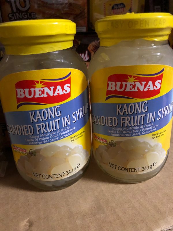 Buenas Kaong Candied Fruit In Syrup 340g
